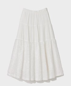 GRACE CONTINENTAL フェザージャガードコンビスカート