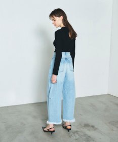 GRACE CONTINENTAL リブニットトップ