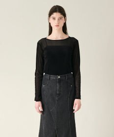 GRACE CONTINENTAL ベロアカットトップ