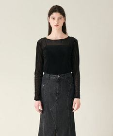 GRACE CONTINENTAL ベロアカットトップ