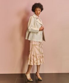 GRACE CONTINENTAL ラムレザーPコート