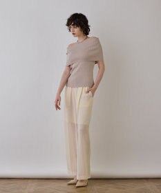 GRACE CONTINENTAL ソフトファイユパンツ