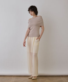 GRACE CONTINENTAL ソフトファイユパンツ