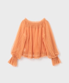 GRACE CONTINENTAL チュールプリーツトップ