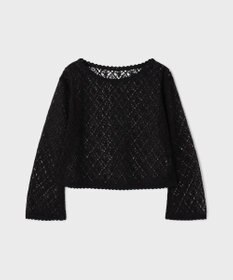 GRACE CONTINENTAL レースフレアスリーブトップ