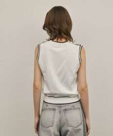 GRACE CONTINENTAL フラワープリントニットトップ