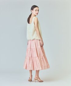 GRACE CONTINENTAL チュールフェザータンクトップ