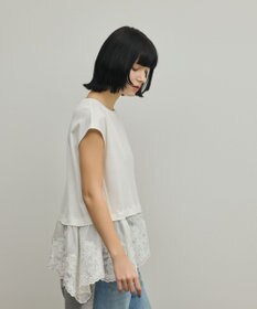 GRACE CONTINENTAL ヘムembカットトップ