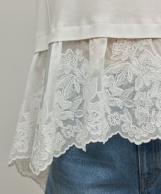 GRACE CONTINENTAL ヘムembカットトップ
