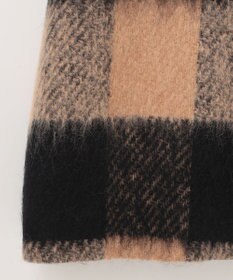 GRACE CONTINENTAL シャギーチェックチェスターコート