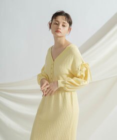 Grace Class ノースリーブニットワンピース ピンク 2-36 レーシーニットワンピース / GRACE CONTINENTAL | GRACE