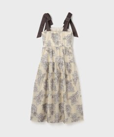 GRACE CONTINENTAL シアージャガードティアードワンピース