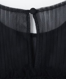 GRACE CONTINENTAL チュールノースリーブ トップ