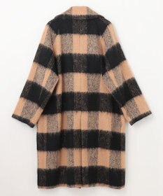 GRACE CONTINENTAL シャギーチェックチェスターコート