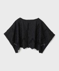 GRACE CONTINENTAL 刺繍ポンチョトップ