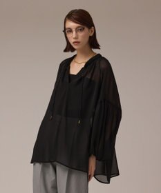 GRACE CONTINENTAL ボリュームカフタントップ ブラック