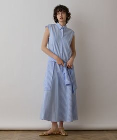 GRACE CONTINENTAL ストライプシャツワンピース