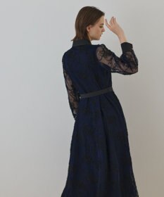 GRACE CONTINENTAL チュールコードレースワンピース