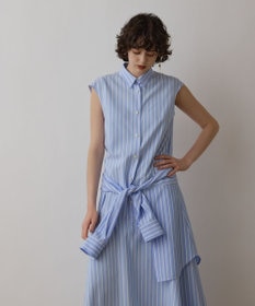 GRACE CONTINENTAL ストライプシャツワンピース
