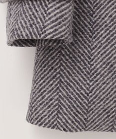 GRACE CONTINENTAL ヘリンボーンピーコート