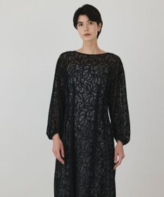 GRACE CONTINENTAL ペイズリーフラワー刺繍ワンピース