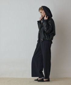 GRACE CONTINENTAL フェイクレザーライダース