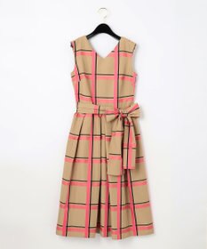 【新品タグ付き】グレースコンチネンタル　タフタチェックリボンドレス タフタチェックリボンドレス / GRACE CONTINENTAL | GRACE