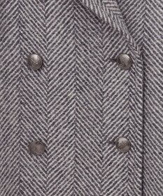 GRACE CONTINENTAL ヘリンボーンピーコート