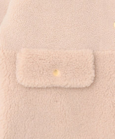 GRACE CONTINENTAL ノーカラーボアムートンコート