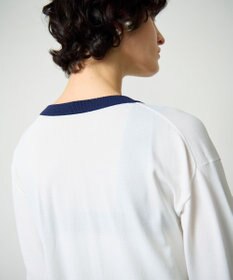 GRACE CONTINENTAL 配色ニットカーディガン