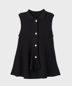 GRACE CONTINENTAL ビジューニットベスト