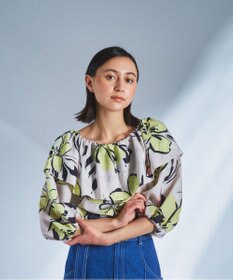 グレースコンチネンタル♡美品 ビッグフラワーフリルトップ / GRACE CONTINENTAL | GRACE