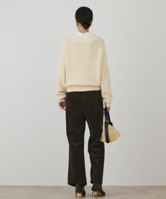 GRACE CONTINENTAL シャツカラーニットトップ