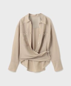 GRACE CONTINENTAL シアー2wayウエスタンシャツ