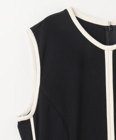 GRACE CONTINENTAL 配色ポンチフレアワンピース