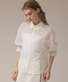 GRACE CONTINENTAL ドルマンシャツ ホワイト