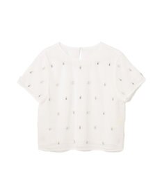 GRACE CONTINENTAL ビジューチュールトップ