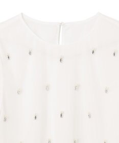 GRACE CONTINENTAL ビジューチュールトップ