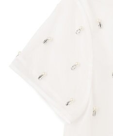 GRACE CONTINENTAL ビジューチュールトップ