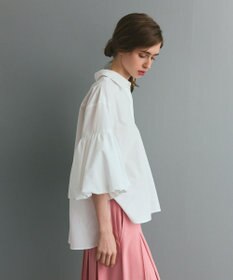 GRACE CONTINENTAL バルーンスリーブシャツ