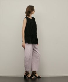 GRACE CONTINENTAL チュールティアードブラウス