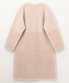 GRACE CONTINENTAL ノーカラーボアムートンコート