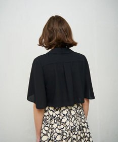 GRACE CONTINENTAL ケープスリーブシアージャケット