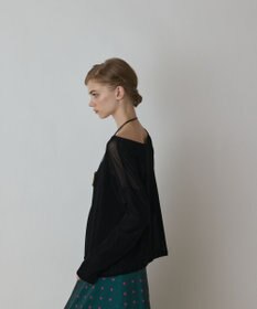 GRACE CONTINENTAL フロッキーオーバーカットトップ