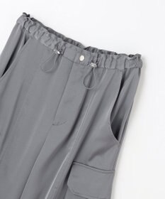 GRACE CONTINENTAL サテンカーゴパンツ