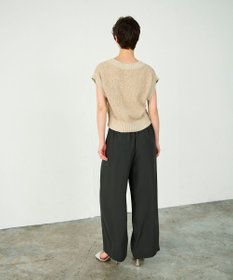 GRACE CONTINENTAL ラップレイヤードパンツ