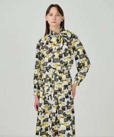 GRACE CONTINENTAL バッグモチーフボウブラウス