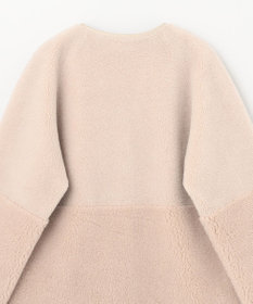 GRACE CONTINENTAL ノーカラーボアムートンコート