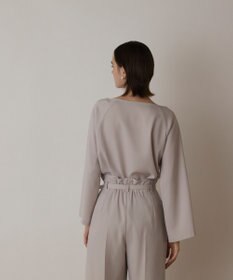 GRACE CONTINENTAL スリットスリーブトップ
