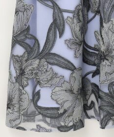 GRACE CONTINENTAL フラワー刺繍ミディドレス